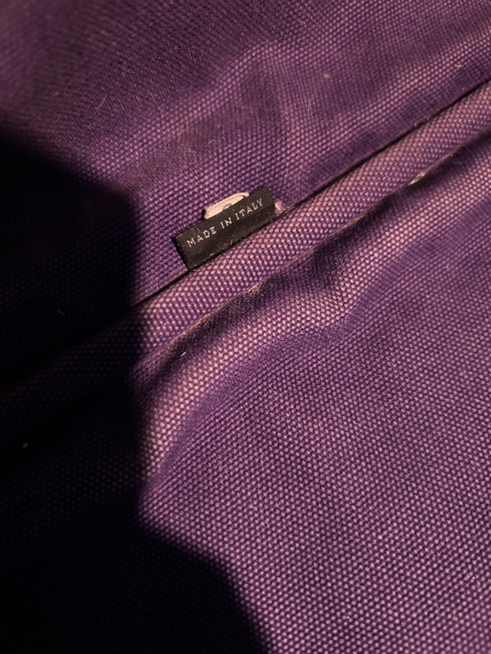 Prada Hemp Bag Large Denim Purple - Picture 10 of 12